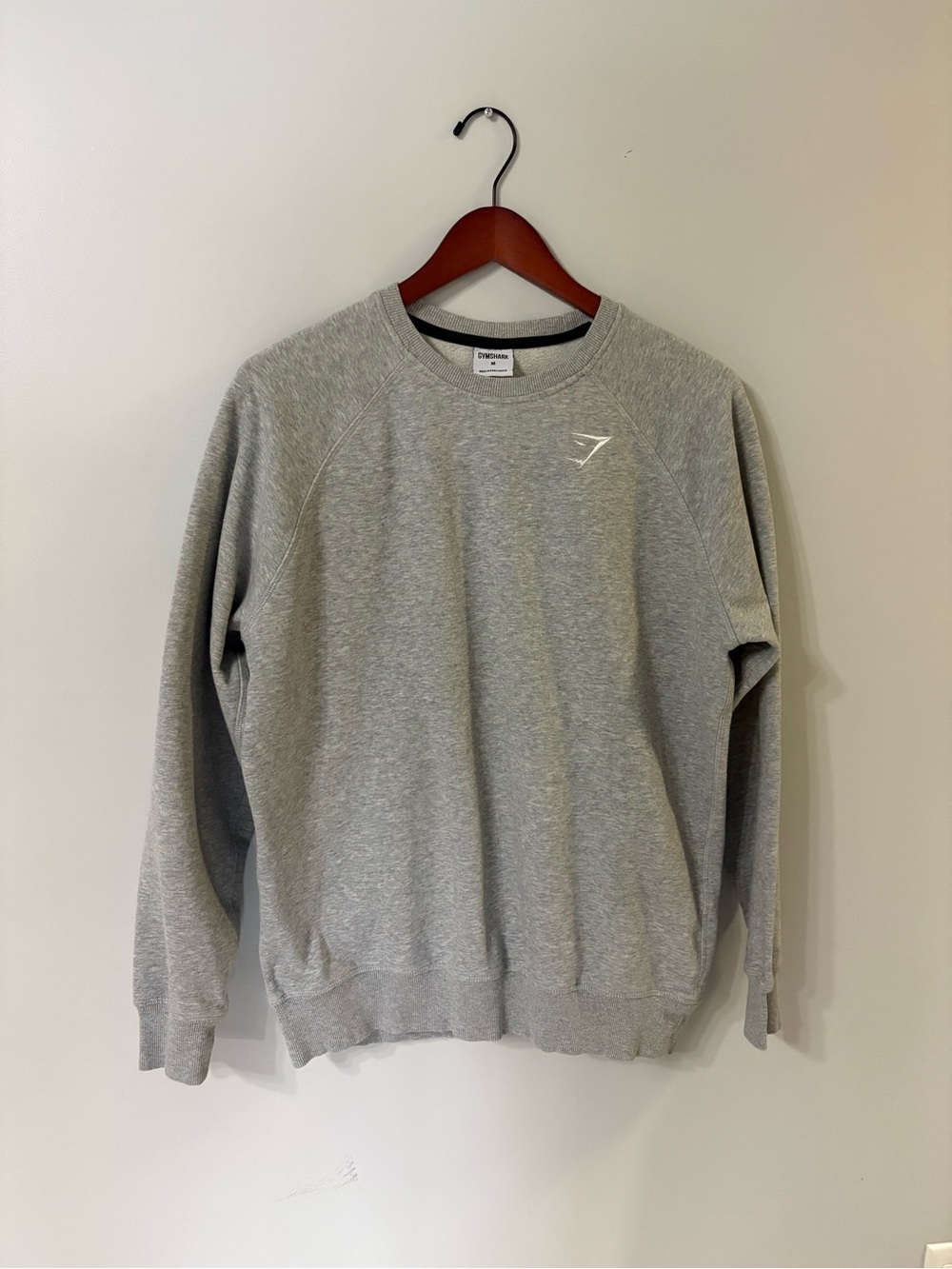 Gymshark Gray Crewneck Sweatshirt with Subtle Logo